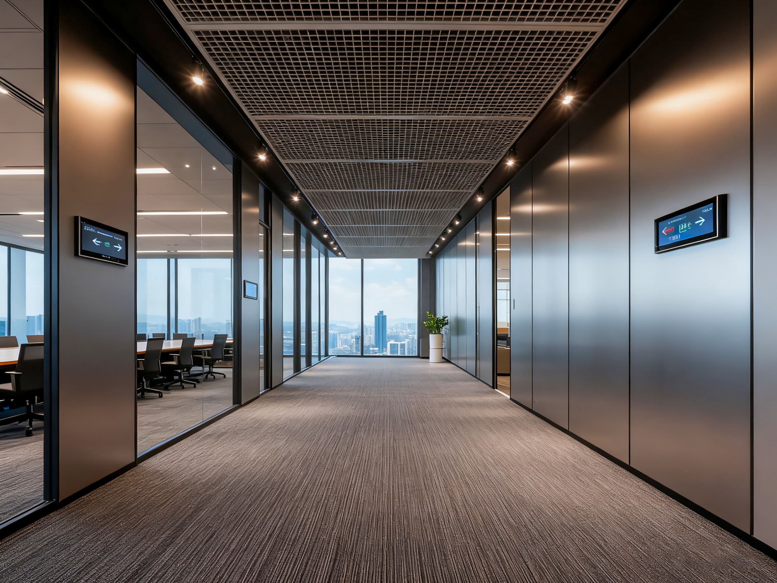 Mrs. Alu premium architectural building materials applied in commercial office building interior